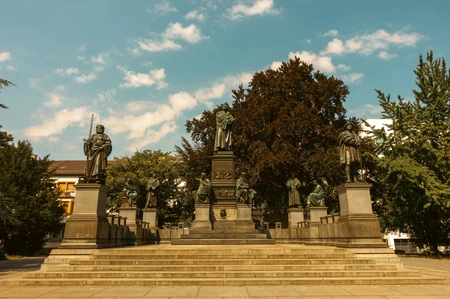 Historic Monument in a Park