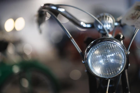 Vintage Motorcycle Headlight